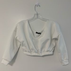 Boohoo Off The Shoulder Crop Top